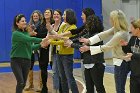 WBBall Final Four tribute  Wheaton College honored the 25th anniversary of the 1994-95 women’s basketball team that went to the NCAA final four during halftime ceremony of Wheaton’s game against Mount Holyoke College Saturday, January 18, 2020. - Photo By: KEITH NORDSTROM : Wheaton, basketball, NCAA, Final Four, 25th anniversary